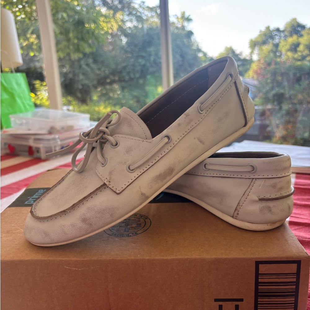 Steve Madden Light Gray Loafers